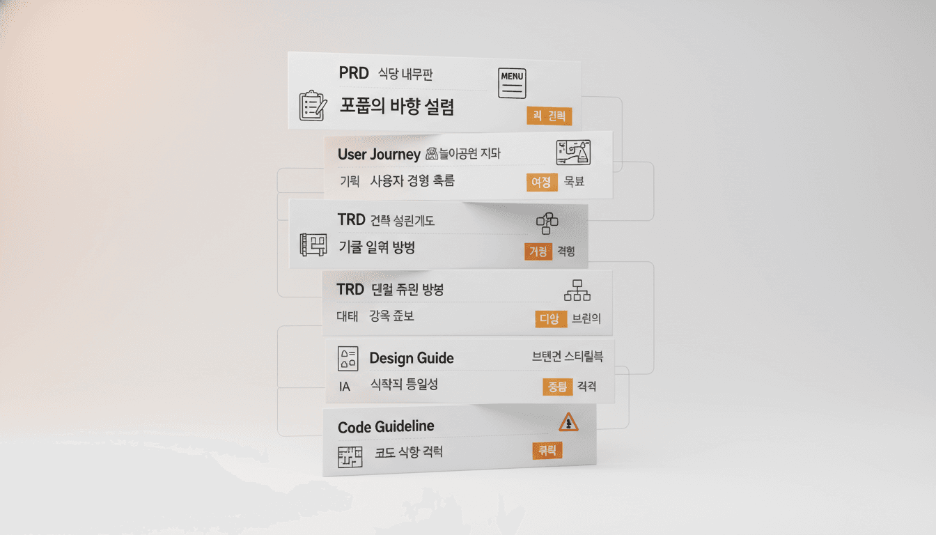 7가지 문서 역할 요약